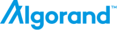 blue algorand logo